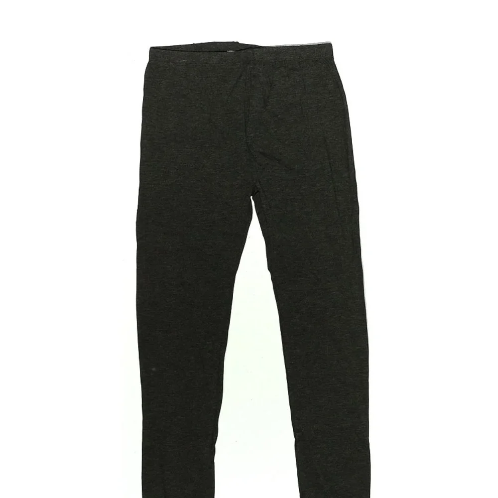 Splendid Solid Blackish Grey Leggings sz 12 Girls EUC